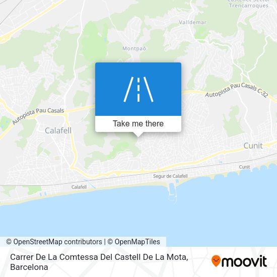 Carrer De La Comtessa Del Castell De La Mota map