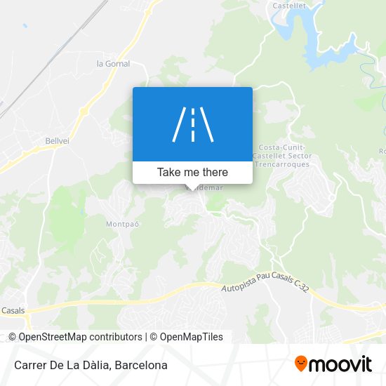 Carrer De La Dàlia map