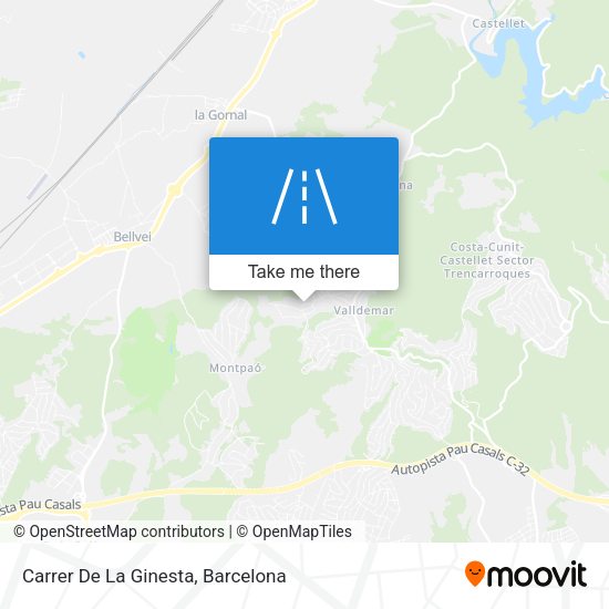 Carrer De La Ginesta map