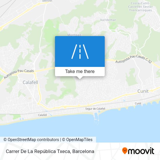 Carrer De La República Txeca map