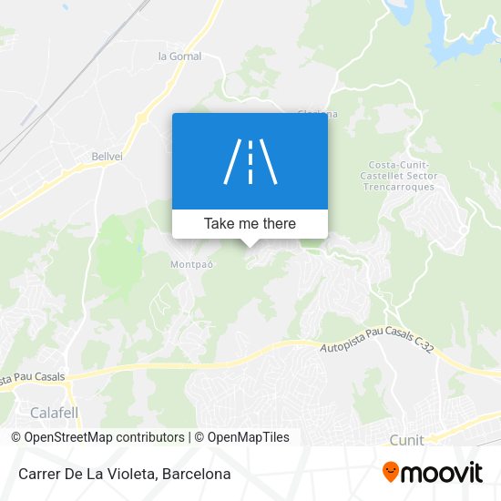 Carrer De La Violeta map