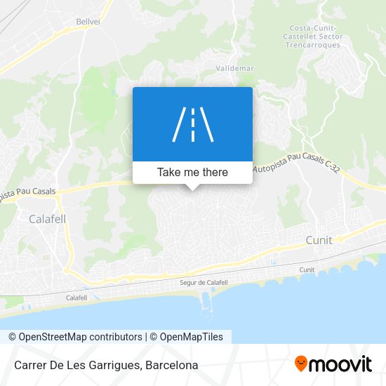 Carrer De Les Garrigues map