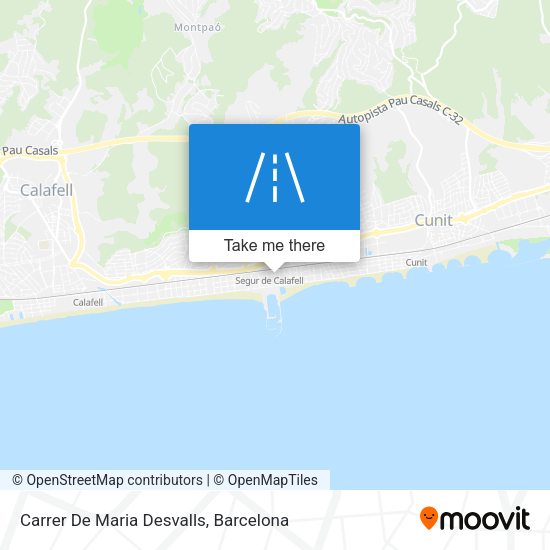Carrer De Maria Desvalls map