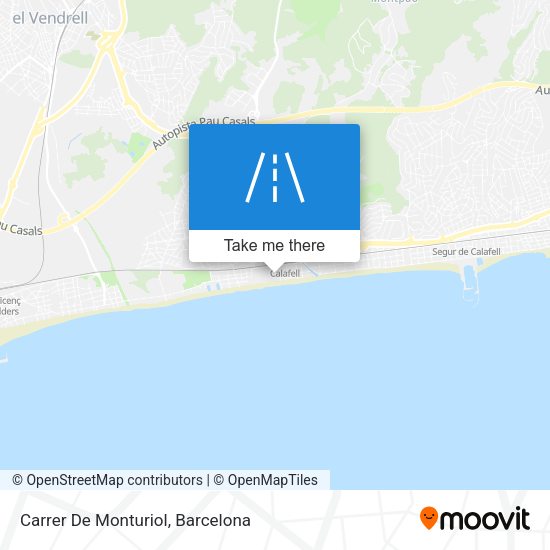 Carrer De Monturiol map