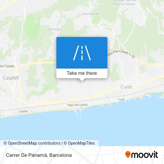 mapa Carrer De Panamà