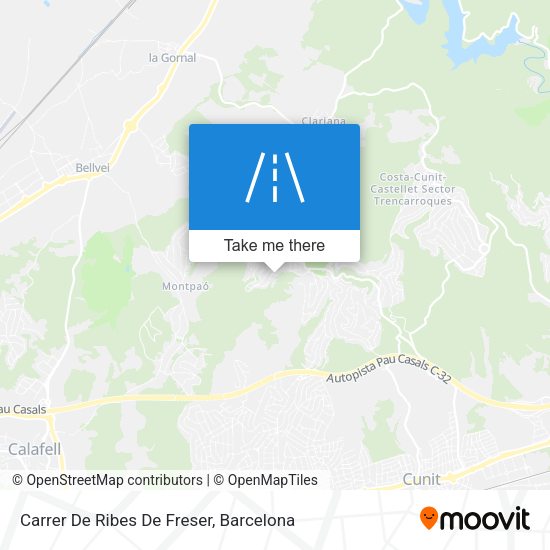 Carrer De Ribes De Freser map