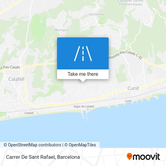 Carrer De Sant Rafael map