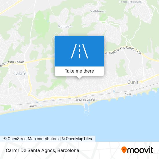 Carrer De Santa Agnès map