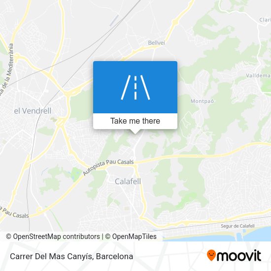 Carrer Del Mas Canyís map