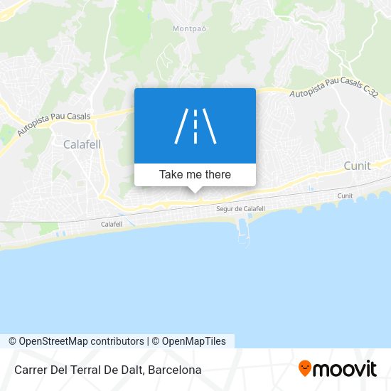 Carrer Del Terral De Dalt map