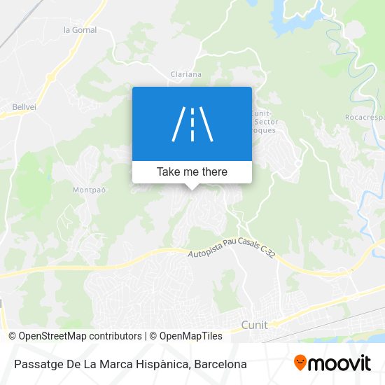 Passatge De La Marca Hispànica map