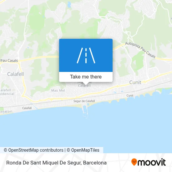 mapa Ronda De Sant Miquel De Segur