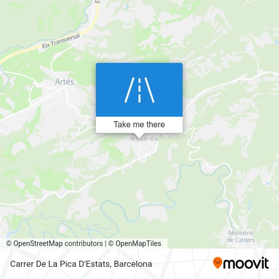 Carrer De La Pica D'Estats map
