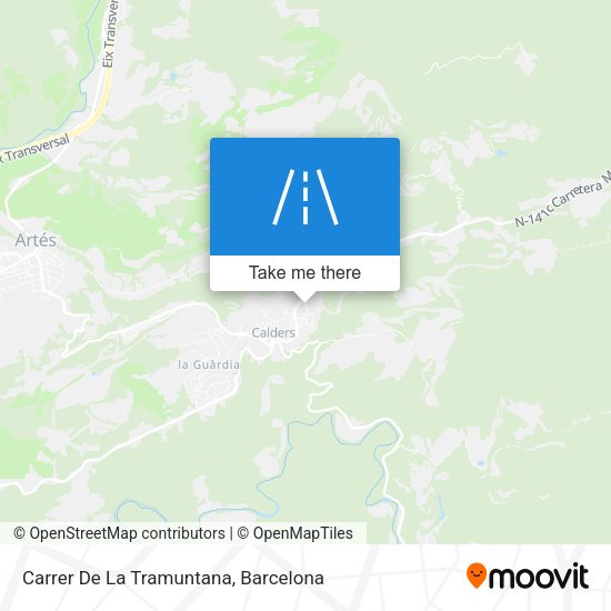 Carrer De La Tramuntana map