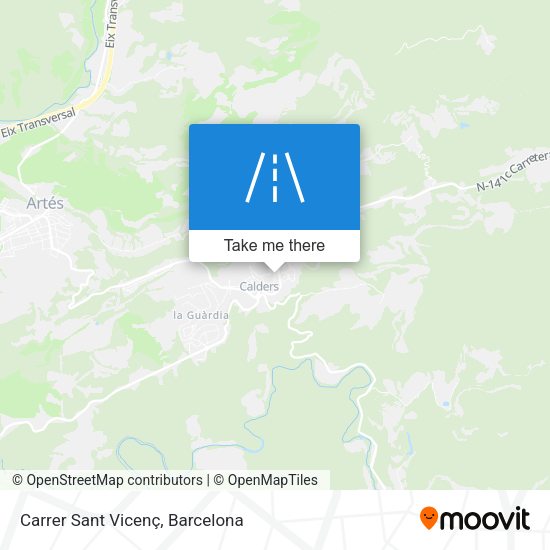 Carrer Sant Vicenç map