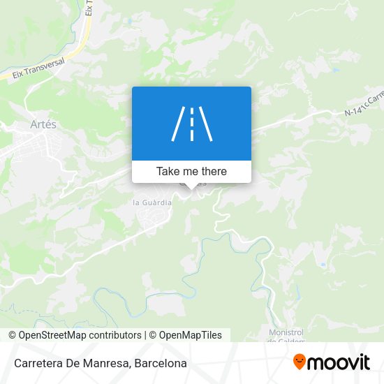 Carretera De Manresa map
