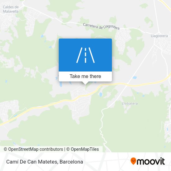 Camí De Can Matetes map