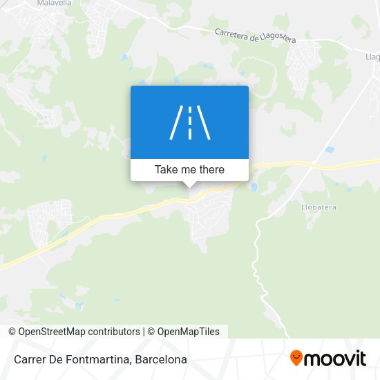 Carrer De Fontmartina map