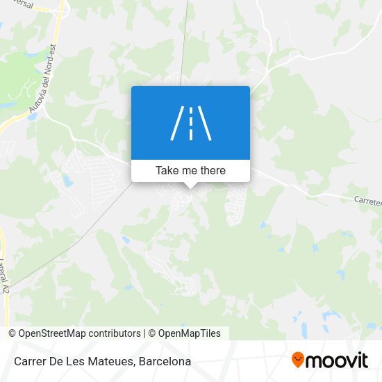 Carrer De Les Mateues map