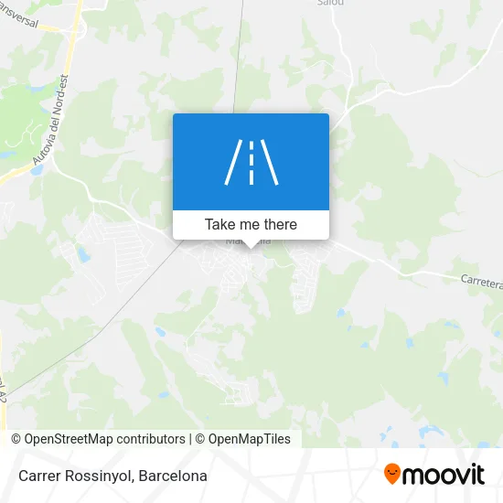 Carrer Rossinyol map