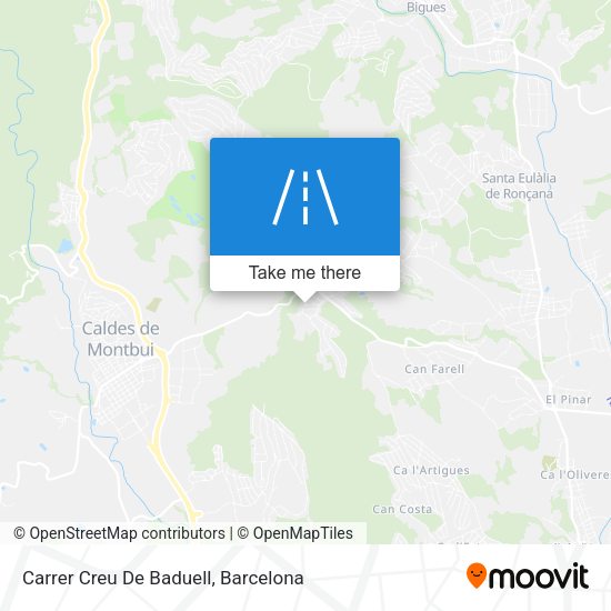 Carrer Creu De Baduell map
