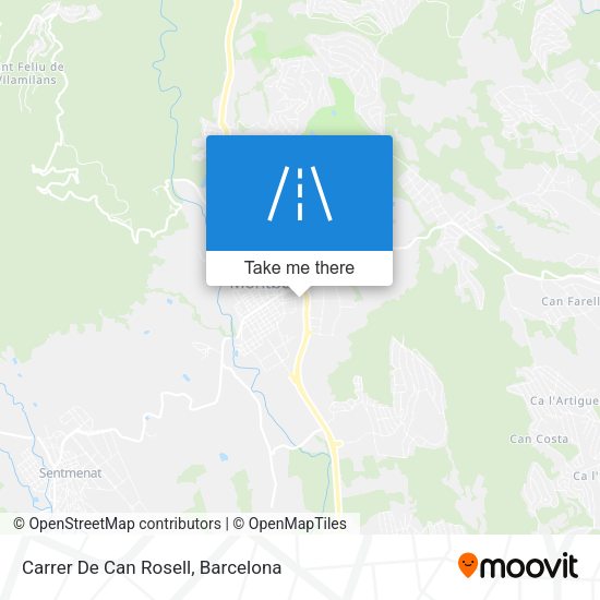 Carrer De Can Rosell map