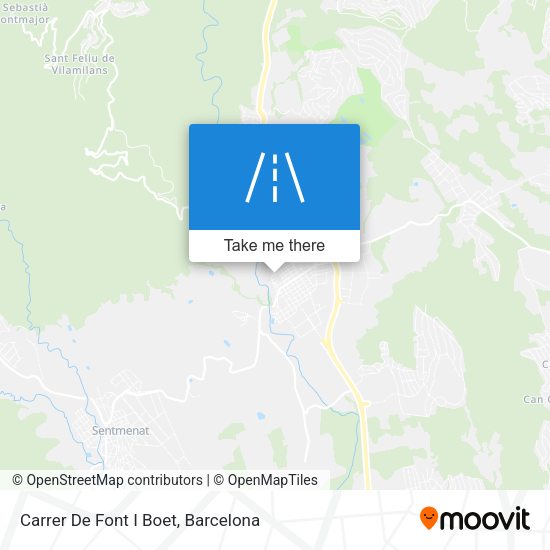 Carrer De Font I Boet map