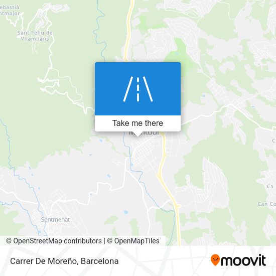Carrer De Moreño map