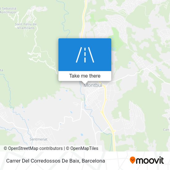 Carrer Del Corredossos De Baix map