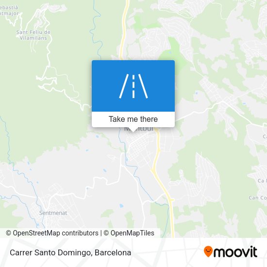 Carrer Santo Domingo map