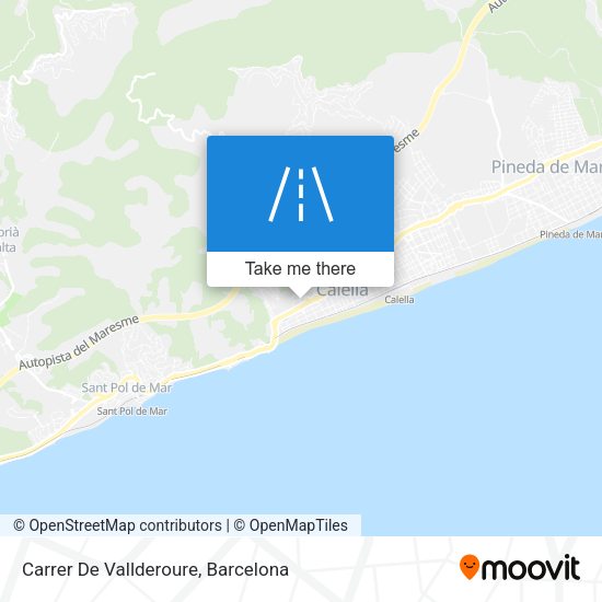 Carrer De Vallderoure map