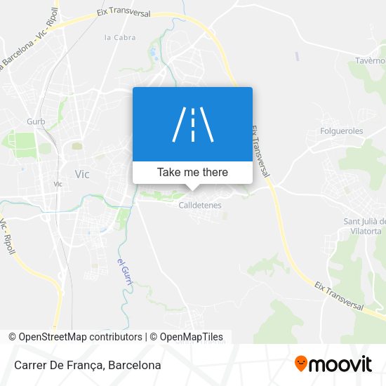 Carrer De França map