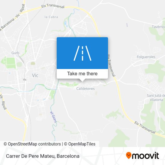 Carrer De Pere Mateu map