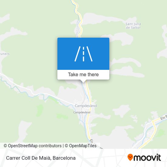Carrer Coll De Maià map