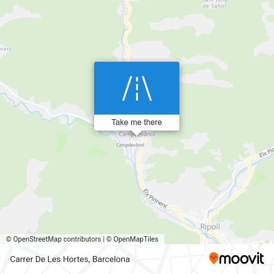 Carrer De Les Hortes map