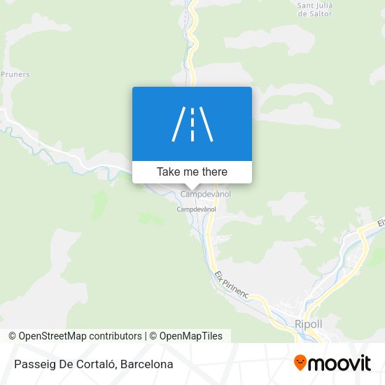 Passeig De Cortaló map