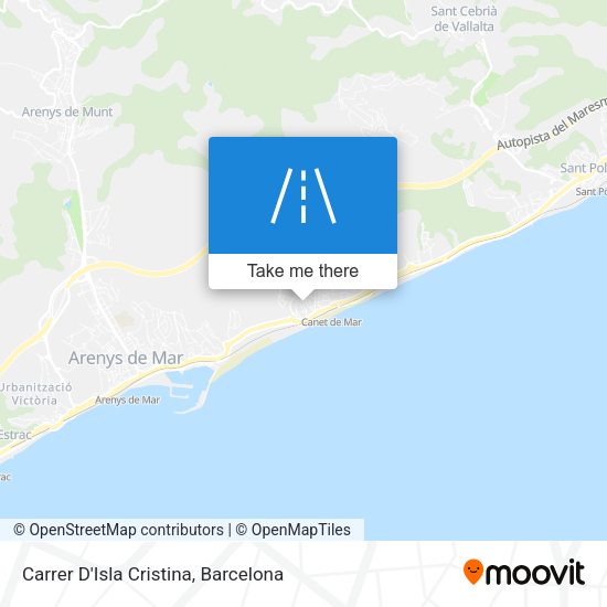 Carrer D'Isla Cristina map