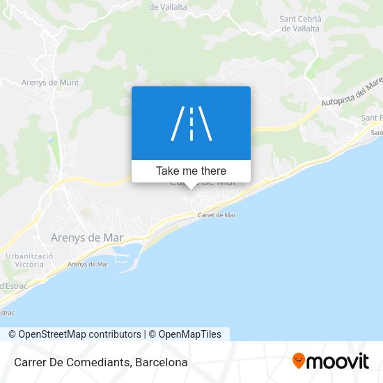 Carrer De Comediants map