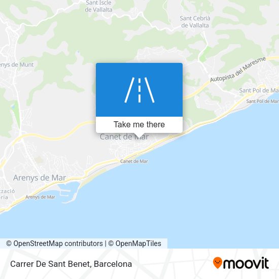 Carrer De Sant Benet map