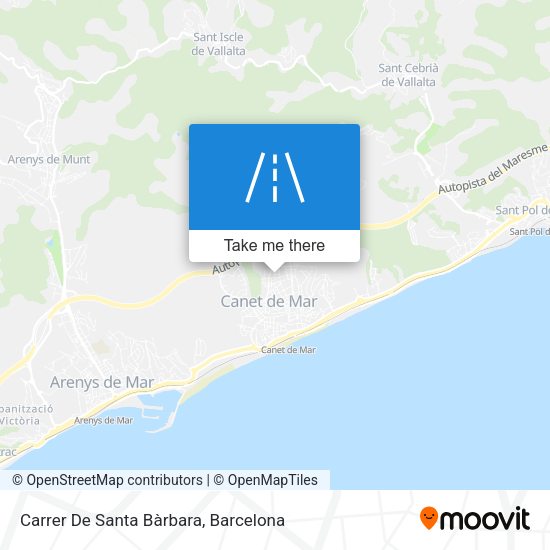 Carrer De Santa Bàrbara map