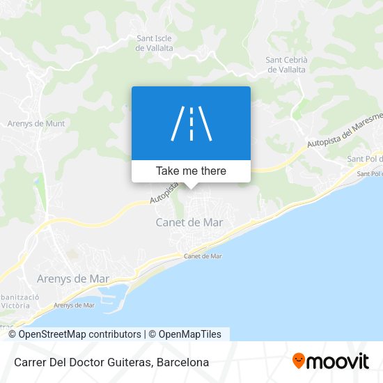Carrer Del Doctor Guiteras map