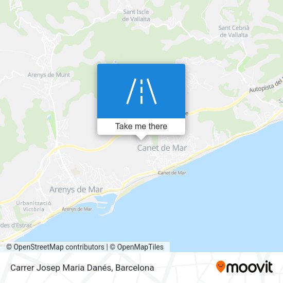 Carrer Josep Maria Danés map