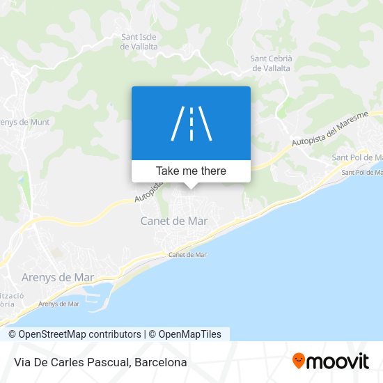 Via De Carles Pascual map