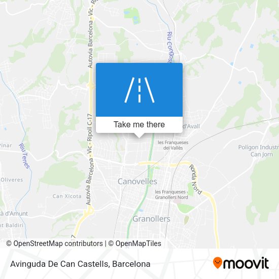Avinguda De Can Castells map