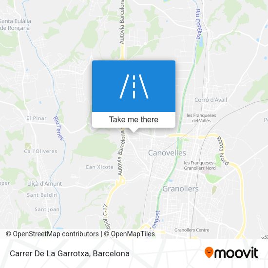 Carrer De La Garrotxa map