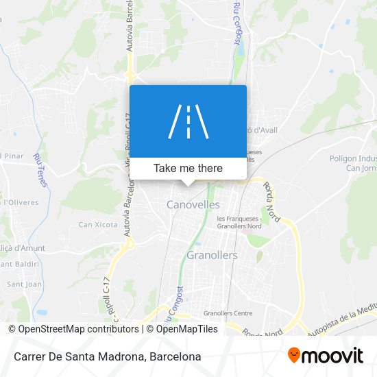 Carrer De Santa Madrona map