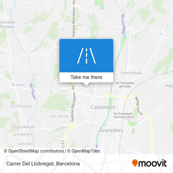 Carrer Del Llobregat map