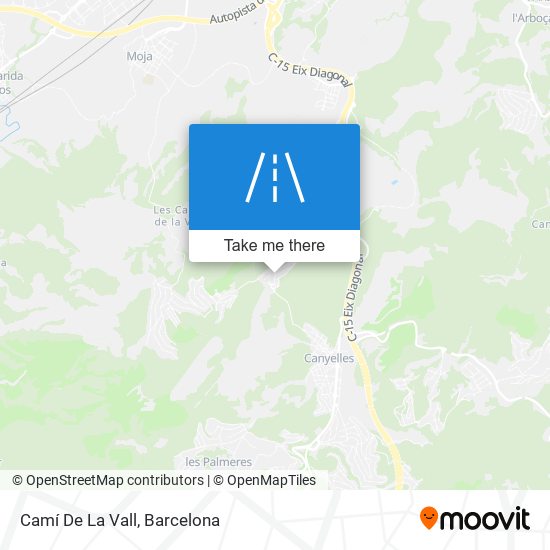 Camí De La Vall map