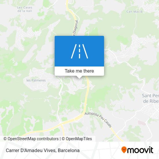 Carrer D'Amadeu Vives map