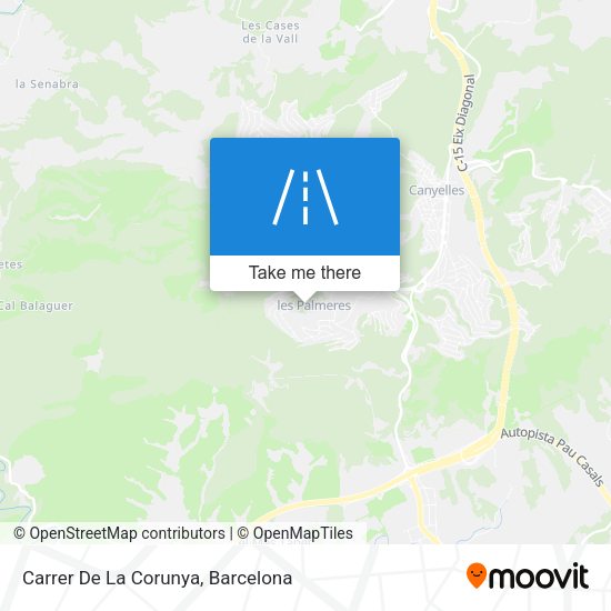 Carrer De La Corunya map
